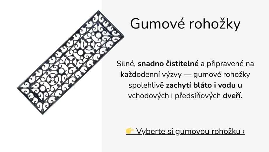 gumov&eacute; rohožky