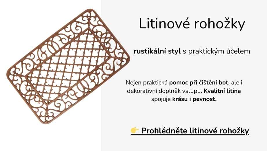 Litinov&eacute; rohožky