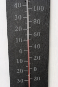 Břidlicový venkovní teploměr gravírovaný 45cm