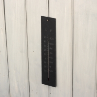 Břidlicový venkovní teploměr gravírovaný 45cm