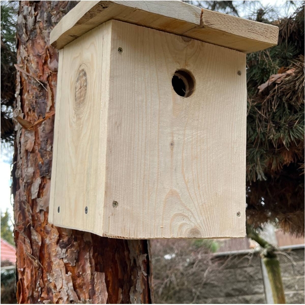 Budka pro koňadry 32 mm bez nátěru