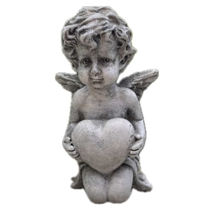Dekorace na hrob - smutný andílek 8cm