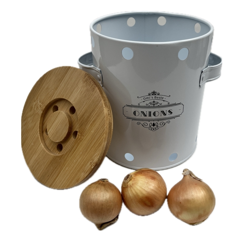 Dóza na cibuli 13,5 x 13,5 x 16 cm