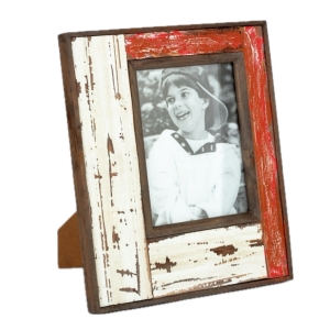 Fotorámeček červeno-bílý 28x33cm