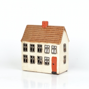 Keramický vánoční domeček 17x8x14 cm 9 oken