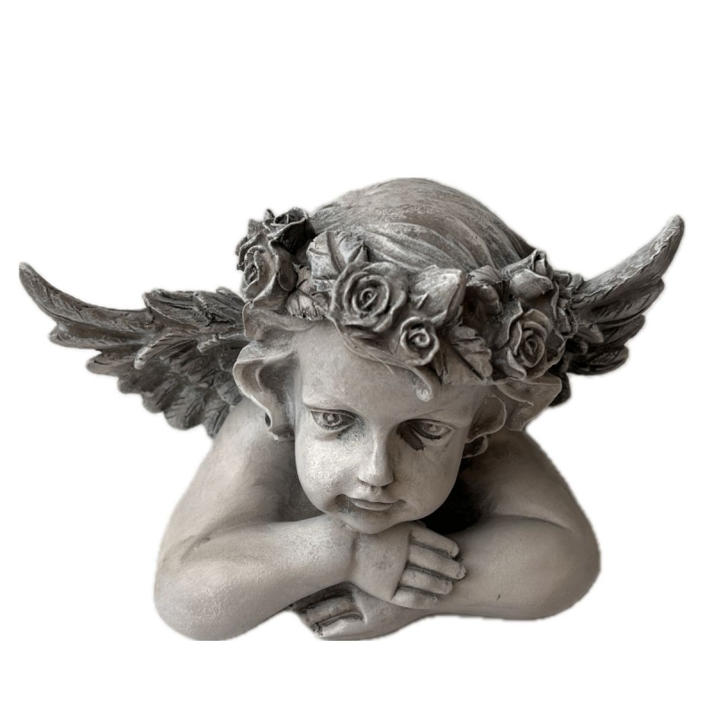 Meditující strážce anděl Amara 15,5 x 24 x 14 cm