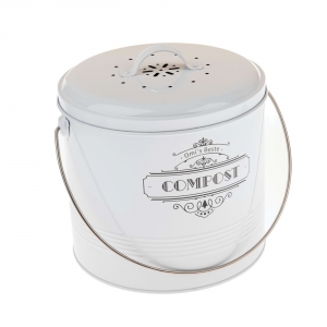 Nádoba na bioodpad s uhlíkovým filtrem a uchem