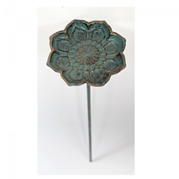 Pítko pro ptáčky litina + kov 16 x 72 cm