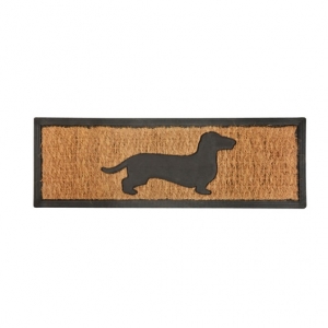 Rohožka jezevčík guma/kokosové vlákno 75x26cm