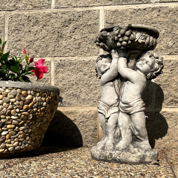 Socha do zahrady - Amabael a Aftiel 39 cm 8 kg