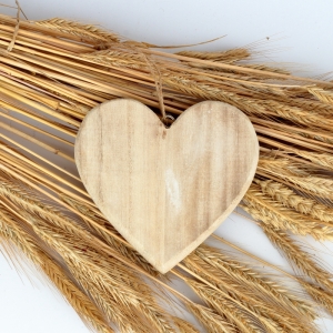 Srdce z lásky dřevěné 8x8cm