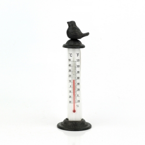 Stolní teploměr s ptáčkem 21cm