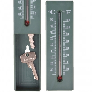 Venkovní teploměr se skrýší na klíče 5,2x2,8x16,2cm