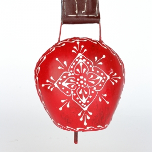 Zahradní dekorace kravský zvon červený 25/10cm
