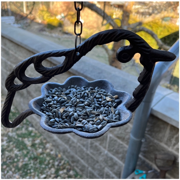 Závěsné krmítko pro ptáky ptáček